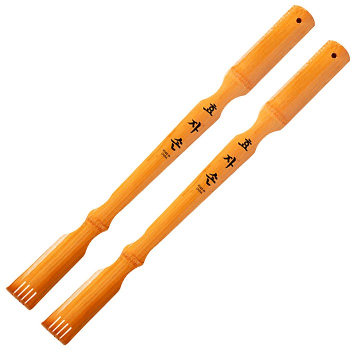 실내화뱅크 시원한 대나무 효자손 등긁개