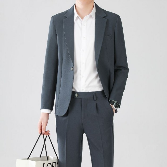 루스리더 남성 신상 출근룩 데일리 정장 상하세트 RZS9