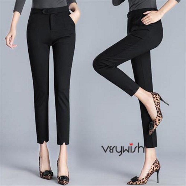뉴욕멋쟁이 큐트임 슬림 여성 슬랙스