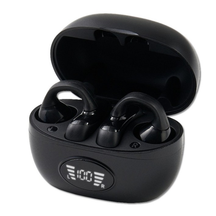 편안한 자유 볼티움 블루투스 오픈형 무선 이어폰 아쿠아핏 VTU7000, VTU7000, 블랙