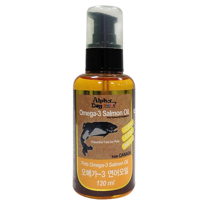 알파독 오메가3 연어오일 120ML