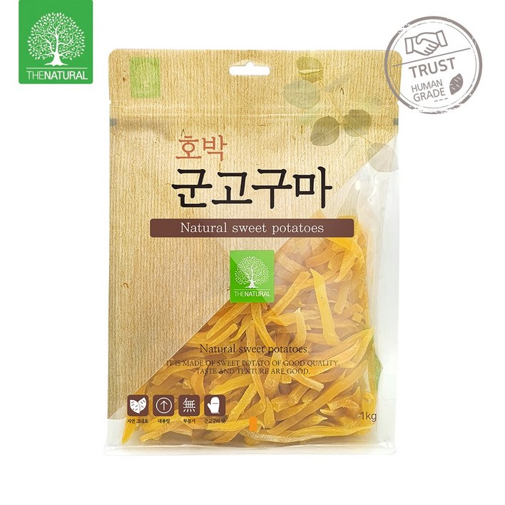 더내추럴 강아지 호박 군고구마 스틱 1kg, 1개 더내추럴 강아지 호박 군고구마 스틱 1kg, 1개