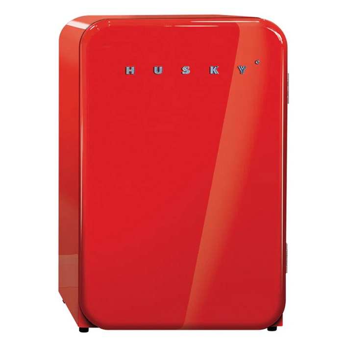 에버코리아 HUSKY 허스키 레트로 와인 화장품 인테리어 감성 바 130L 냉장고 HUSRETRO130 영국 명품 브랜드