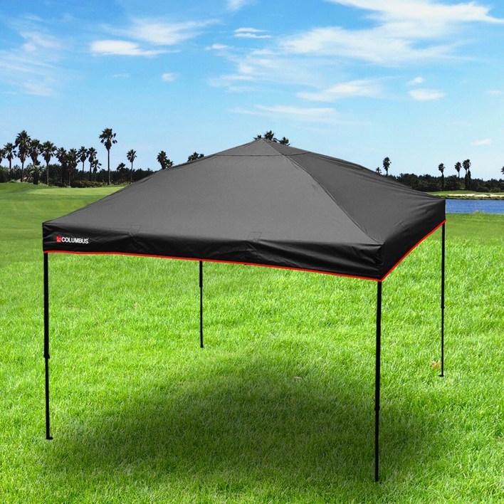 캐노피천막 자바라텐트 대형타프 차박텐트 접이식 행사용천막 3X3m, A타입기본형모기장옆천4면폴대가방