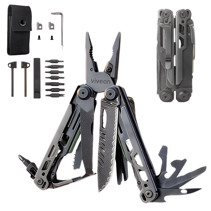 비브온 28 in 1 만능 공구 맥가이버칼 멀티툴, 1개