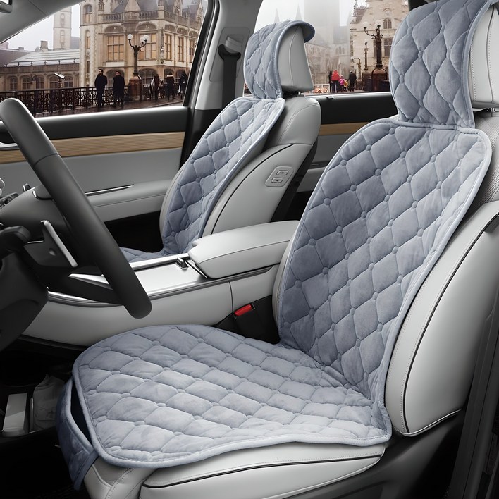 엑스핏 르블랑 초극세사 겨울 시트커버 앞좌석