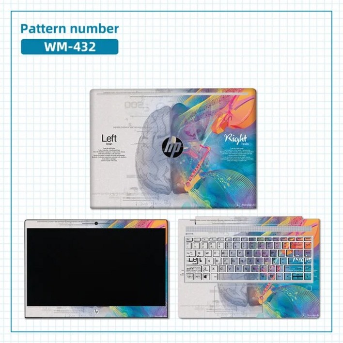 호환 DIY 커버 노트북 스티커 스킨 비닐 키보드 HP pavilion 15 EG/14 DQ/15 DA/X360 용 데칼 케이스