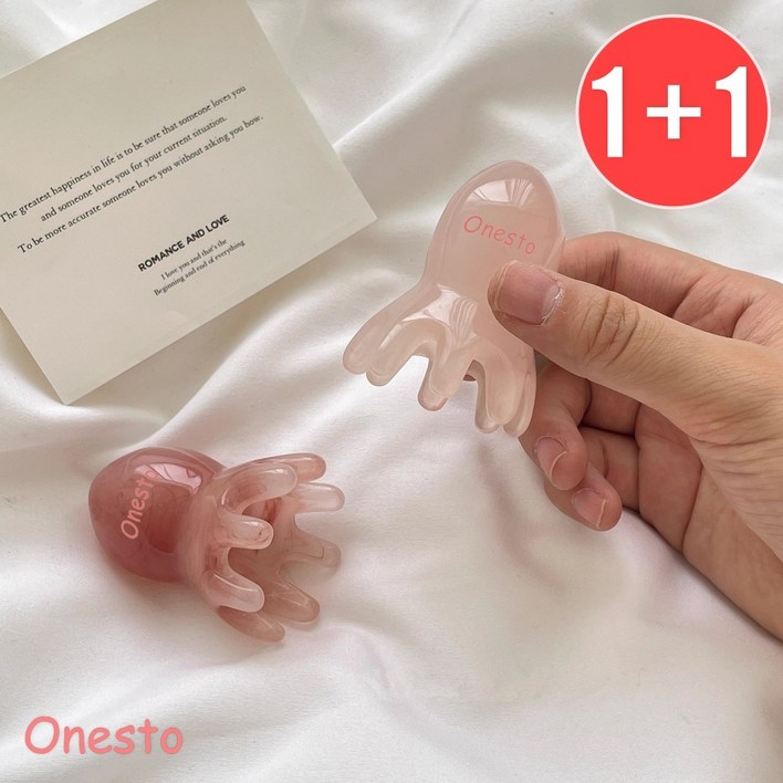 원스토 문어 마사지기 두피 괄사 천연소재 11