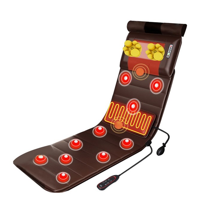 Smabat 스트레칭 안마매트 온열마사지 누워서 하는 안마기 매트 전신마사지 에어백 부모님 선물