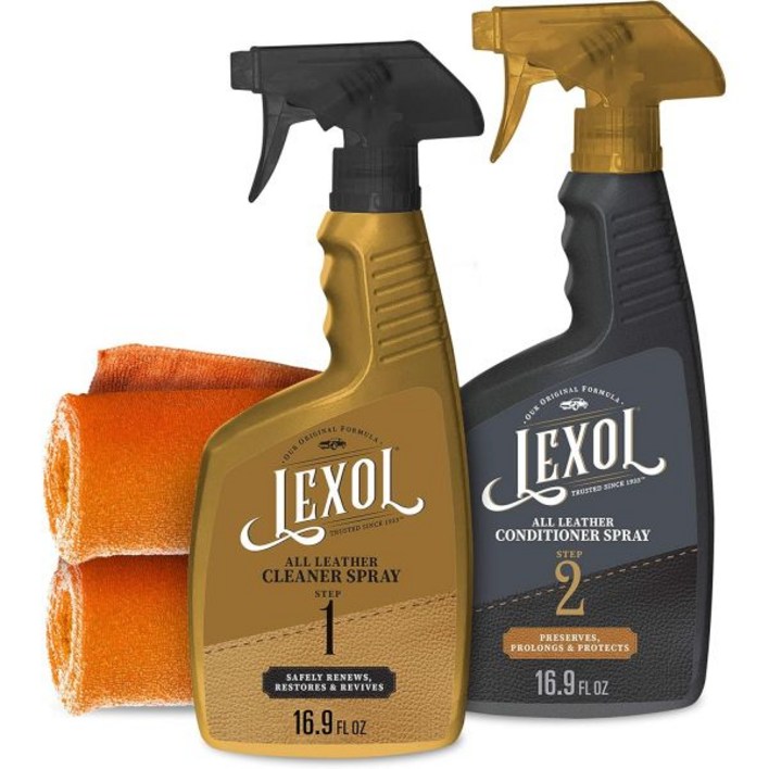 Lexol 렉솔 트리거 발포 가죽 클리너 컨디셔너 키트 스프레이