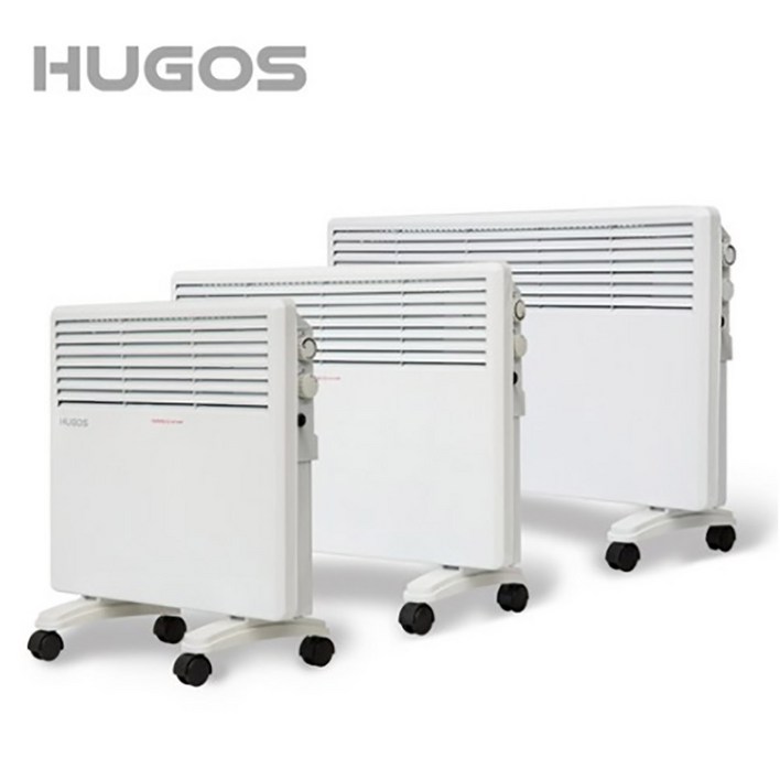 휴고스 벽걸이 스탠드 겸용 전기 컨벡터히터 생활방수 과열방지센서 동파방지 ND, BHA-H100(1010W) 벽걸이전기온풍기