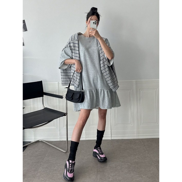 스타일미야 오버 미니원피스
