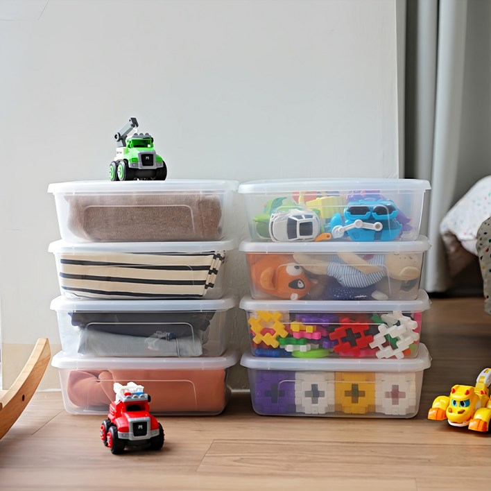 아이리스 국내생산 속이 보이는 리빙박스 MCB34