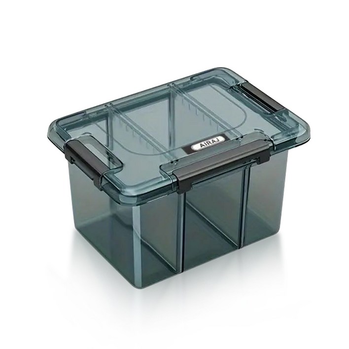 AIRAJ 분리형 고부품 보관함 분리 가능한 칸막이 자유로운 크기 조절 뒤집어도 내용물 흘러내림 방지 견고하고 내구성 있어 수납이 편리한 공작실 가정용 부품 수납 케이스