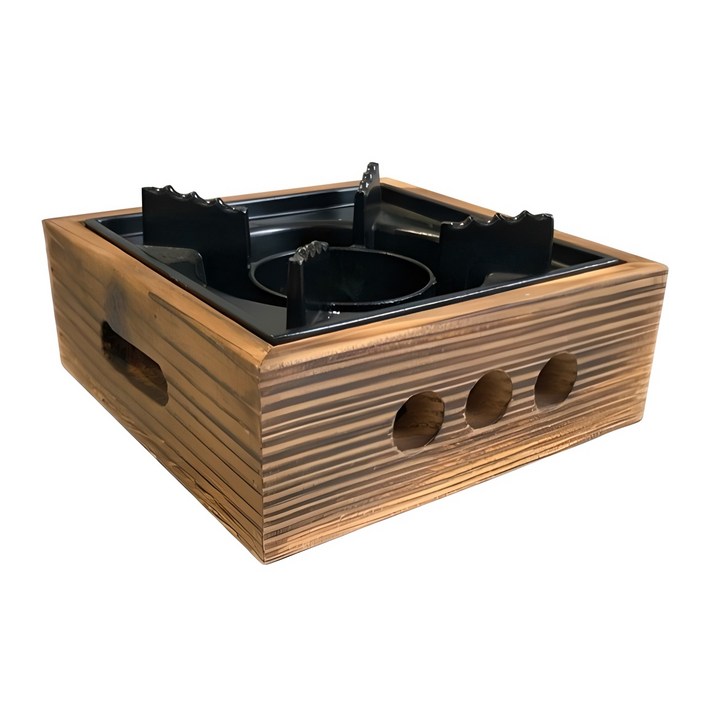 뉴비아 사각 우드 미니 화로 MWR1616, 1개