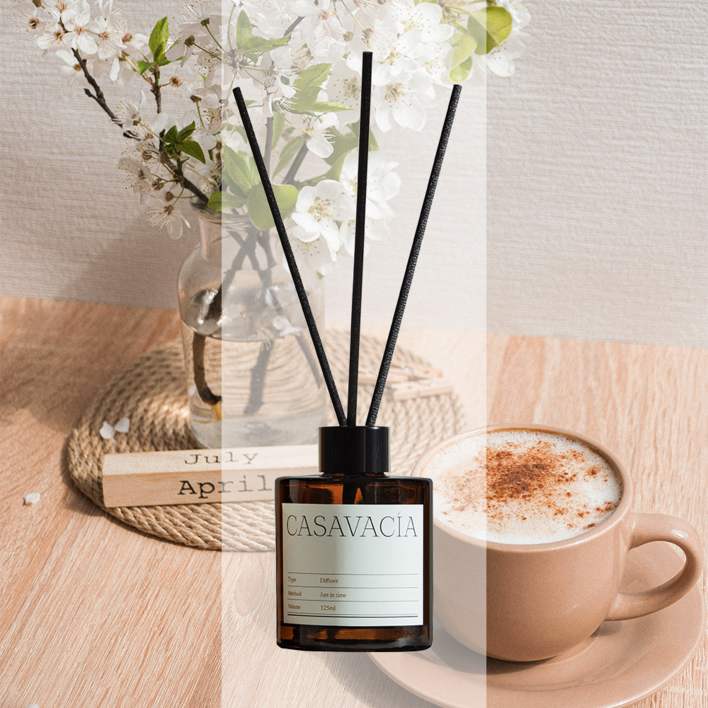 카사바시아 호텔 고급 디퓨저 방향제, 1개, 125ml, 오르페옹