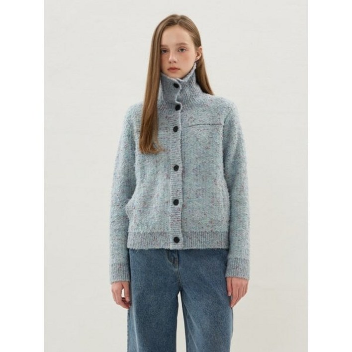 [백화점 정품] 올리브데올리브 여성 가디건 울혼방 와이드카라 니트 OK5WDA99