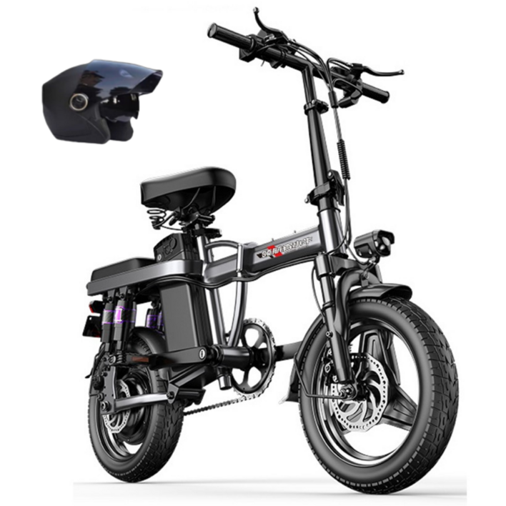 붐고 접이식 전기자전거 접이식자전거 자전거 출퇴근 고출력 미니벨로 48V 전동, 디럭스 x 12단 충격 흡수, 스틸