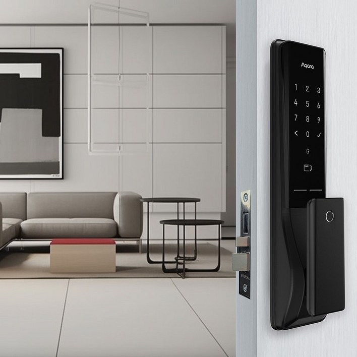 본사정품 아카라 스마트 푸시풀 도어락 K100, 고객직접설치 세트 도어락  부자재, 고객직접설치도어락제니스방화문 부속품, 고객직접설치