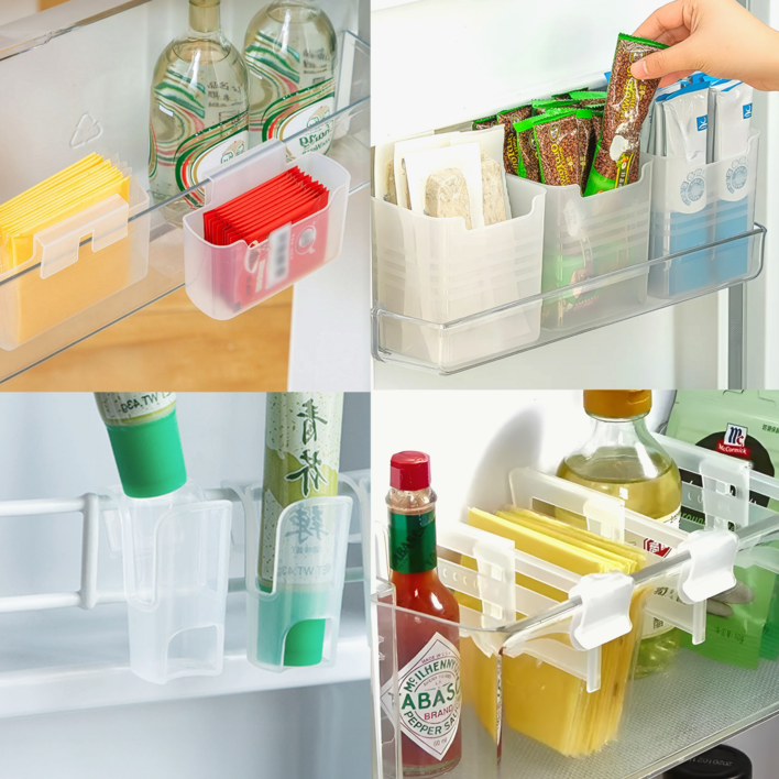 미늄 다용도 4종 냉장고 정리 키트, 1세트