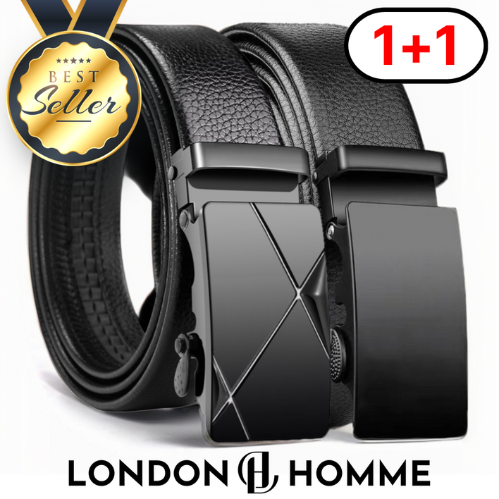 런던옴므 11 남성 자동 벨트 가죽 허리띠