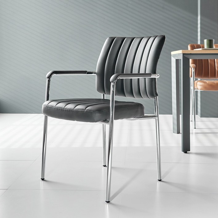 [퍼니츠] 도노 서재 회의실 사무용 쿠션 암체어 팔걸이 의자 2colors