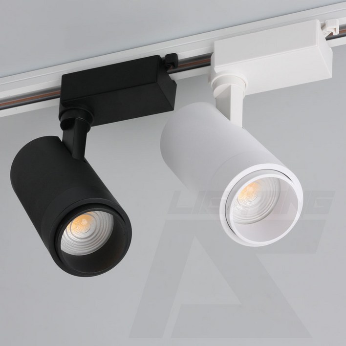 LED 원통 스포트 20W 레일조명 디밍 조광형 스팟조명 밝기조절 플리커프리 led레일등