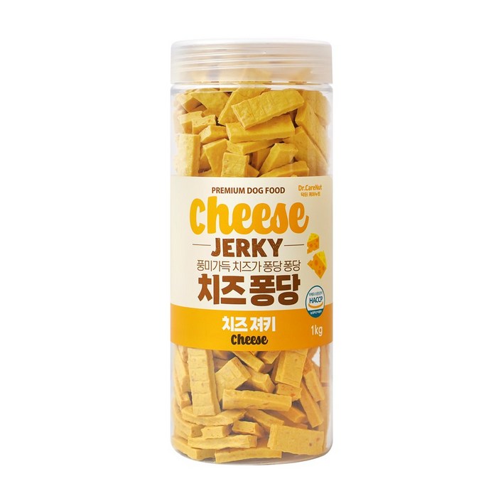 닥터케어누트 강아지 치즈 퐁당 져키 영양가득 대용량 4종, 1개, 1kg, 치즈 닥터케어누트 강아지 치즈 퐁당 져키 영양가득 대용량 4종, 1개, 1kg, 치즈