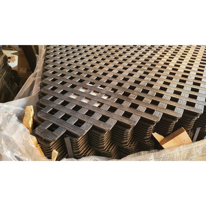 PVC 래티스 고급형 백색 갈색 검정 울타리 가림막 사생활보호 테라스 정원 아웃도어