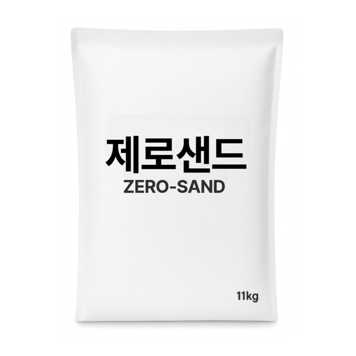제로샌드 고양이모래 먼지 사막화 냄새 제로 벤토나이트, 무향, 1팩, 11kg