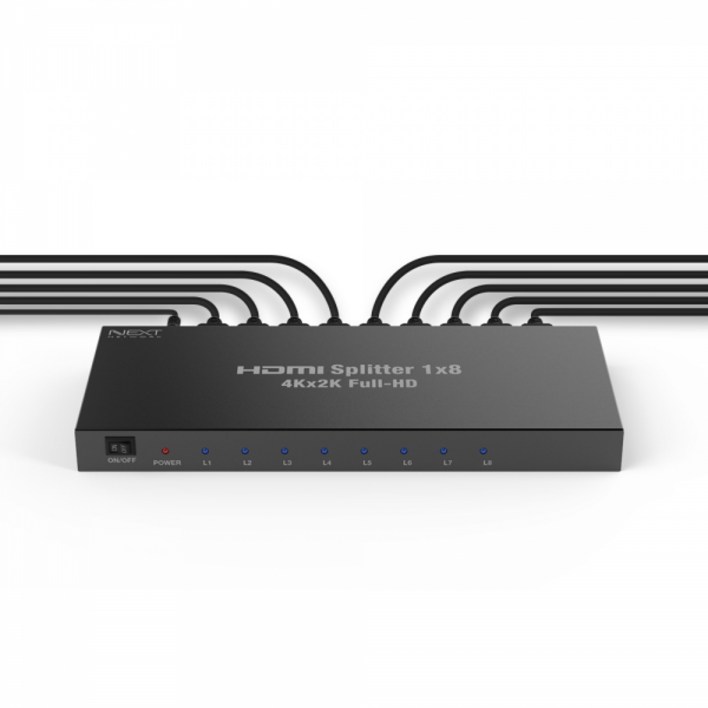 NEXTU NEXT-1008SP4K 1:8 HDMI 모니터 영상 분배기