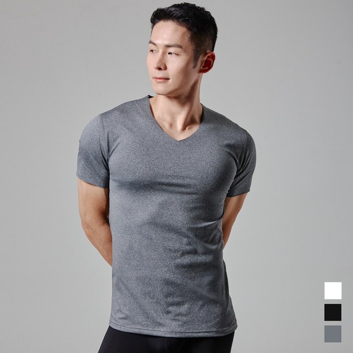 남성 심리스 기모 반팔런닝머슬런닝 남자이너티 3종세트