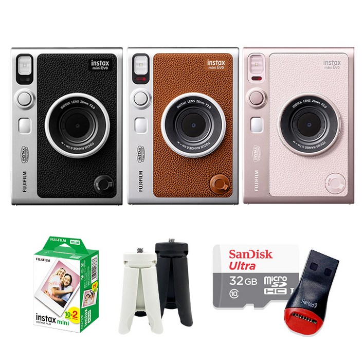 인스탁스 미니에보 evo 즉석카메라필름 20장선물세트