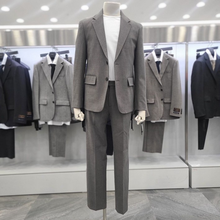 백화점 출고 모다아울렛앤드지베이직 투버튼 캐주얼 셋업 수트 BLF5KG1001 SET BEDJ 대전점