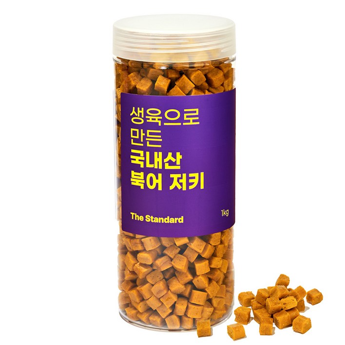 더스탠다드 강아지저키 국내산 노즈워크간식 생육져키
