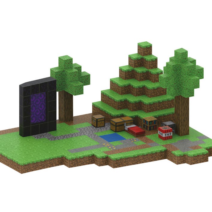 마크 자석 블럭 마그네틱 큐브 피규어 장난감 웰키, 1개