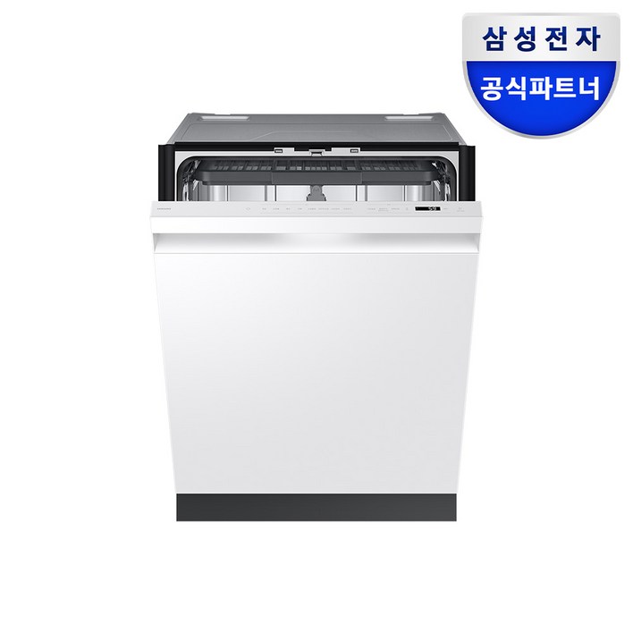 삼성전자 비스포크 25년형 식기세척기 14인용 DW80F73Y1UEW 에너지효율1등급 AI세척 빌트인 화이트