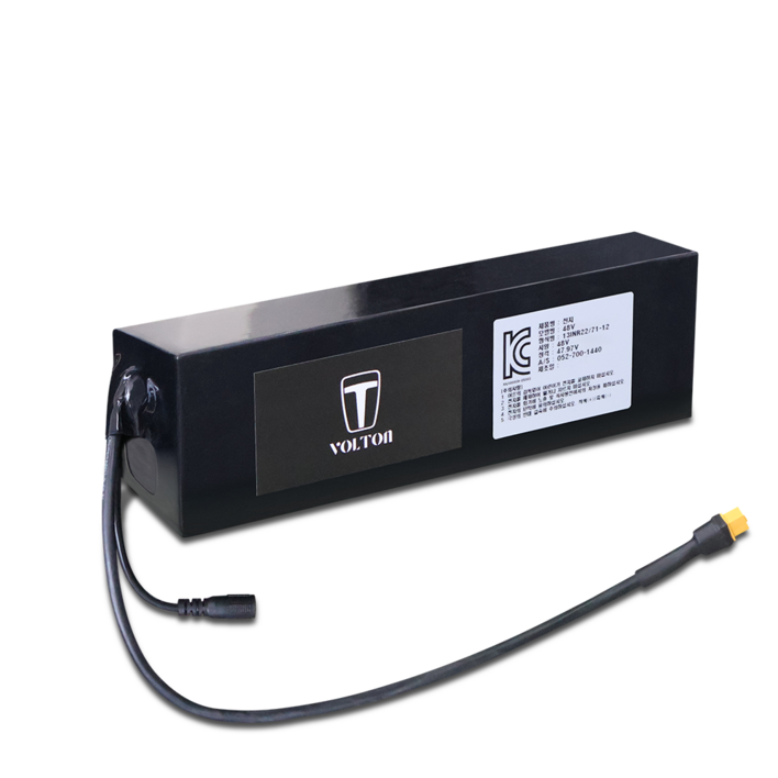 48V1060Ah 용량선택가능전동킥보드, 전기자전거 배터리KC인증 국산 리튬이온배터리볼턴배터리, 1개