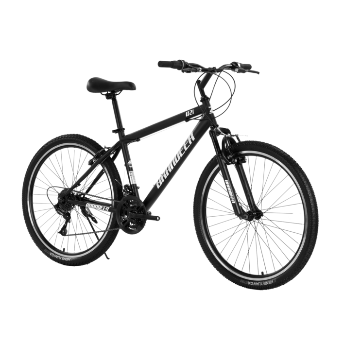 브랜디어 바이크 2024년형 MTB 자전거 26인치 입문용 21단 서스펜션, 매트블랙 브랜디어 바이크 2024년형 MTB 자전거 26인치 입문용 21단 서스펜션, 매트블랙