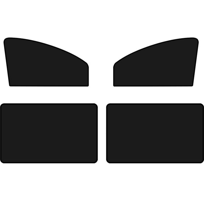 바디홈 차량용 자석타입 암막커튼 4P, 블랙, 4개 바디홈 차량용 자석타입 암막커튼 4P, 블랙, 4개