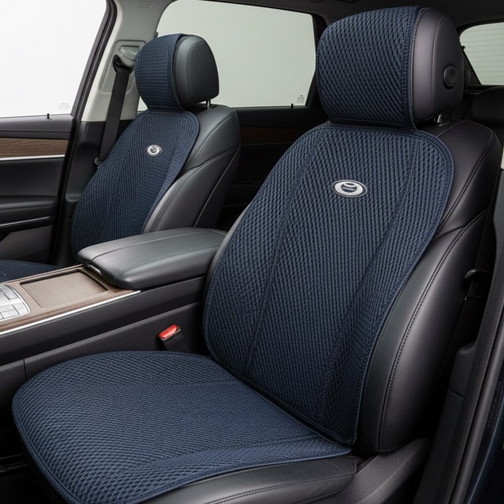 자동차 쿨썸 시트 통풍 메쉬 시트커버 앞좌석