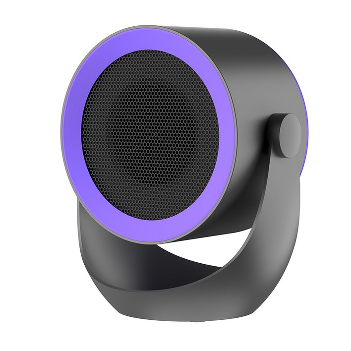 루베라 다기능 미니 온풍기 벽걸이 행잉 겸용 저소음 히터 가정용/사무실용, 회색