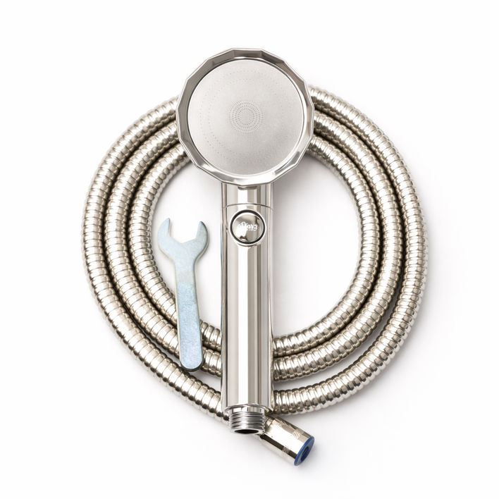 바스럽 온오프 샤워기세트 샤워기헤드+2M 샤워호스+스패너