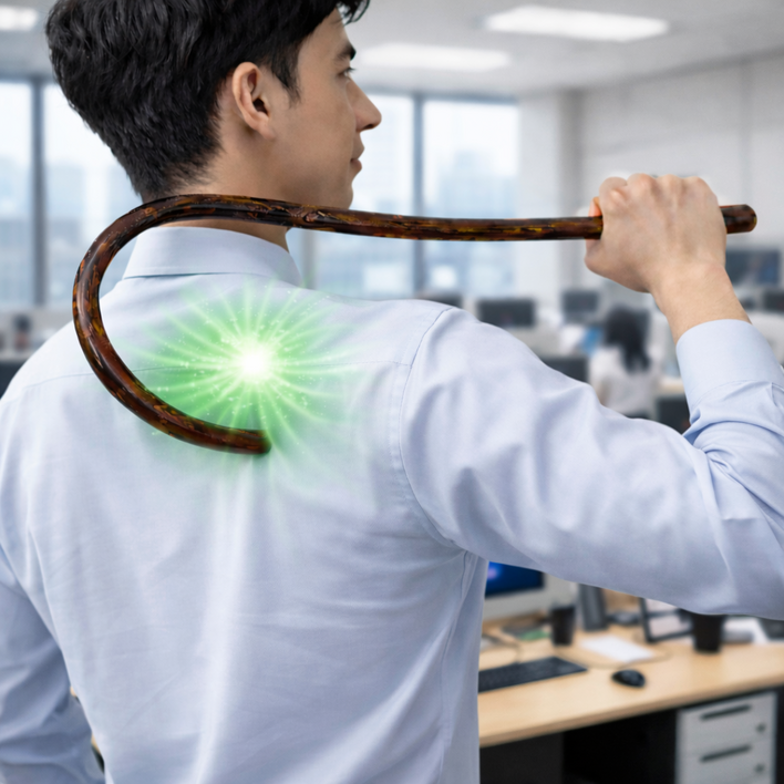 회우위드마켓 나무 목 어깨 안마기 오십견 마사지기