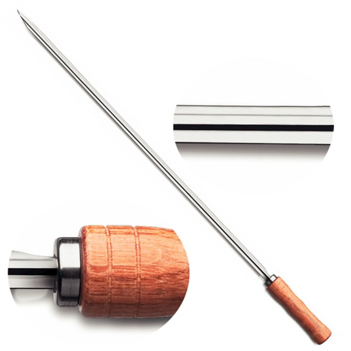 트라몬티나 바베큐용품  바베큐용 꼬치 싱글형 55, 65, 75 ,85, 95, 105cm, 1개