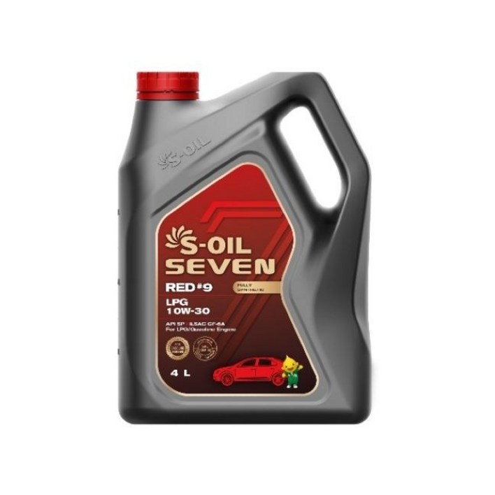 에스오일 7레드 9 LPG 엔진오일 10W30 4L 4리터, 1개, 4L