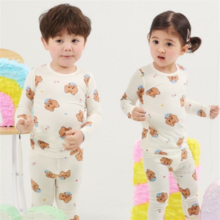 여유로미 올로미미 25FW 텐셀 모달 스판 9부 실내복 내의 에이디 초등학생내복 아동내복 유아상하복