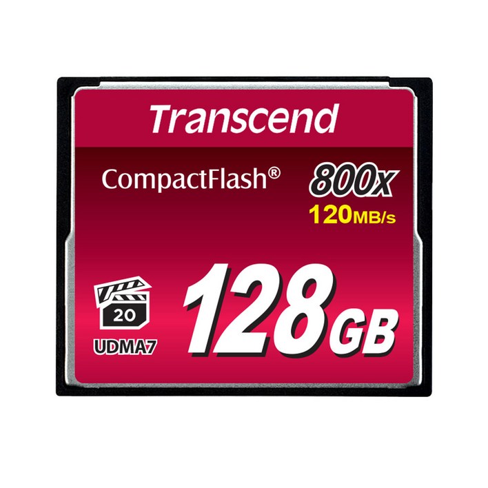 트랜센드 CF 128GB 800X 메모리카드800배속UDMA7, 단품