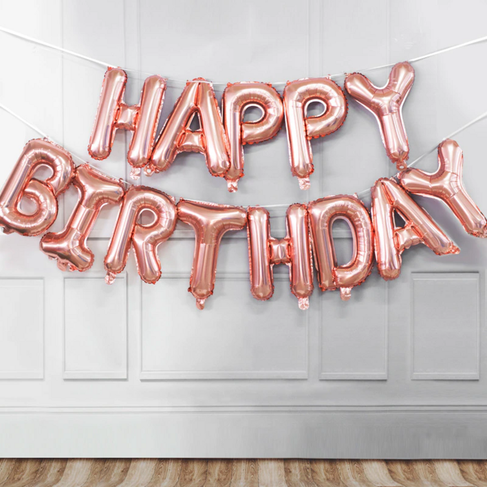 웰베이킹 해피벌스데이 레터링 풍선  생일파티용품