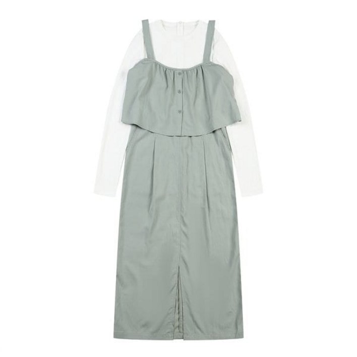 브랜드정품 코데즈컴바인 옵션 뷔스티에 투인원 원피스 CJAOP508W3 간절기 브랜드 백화점